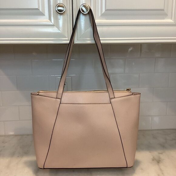 Michael Kors Maddie Medium Crossgrain Leather Tote Bag - Picture 4 of 16